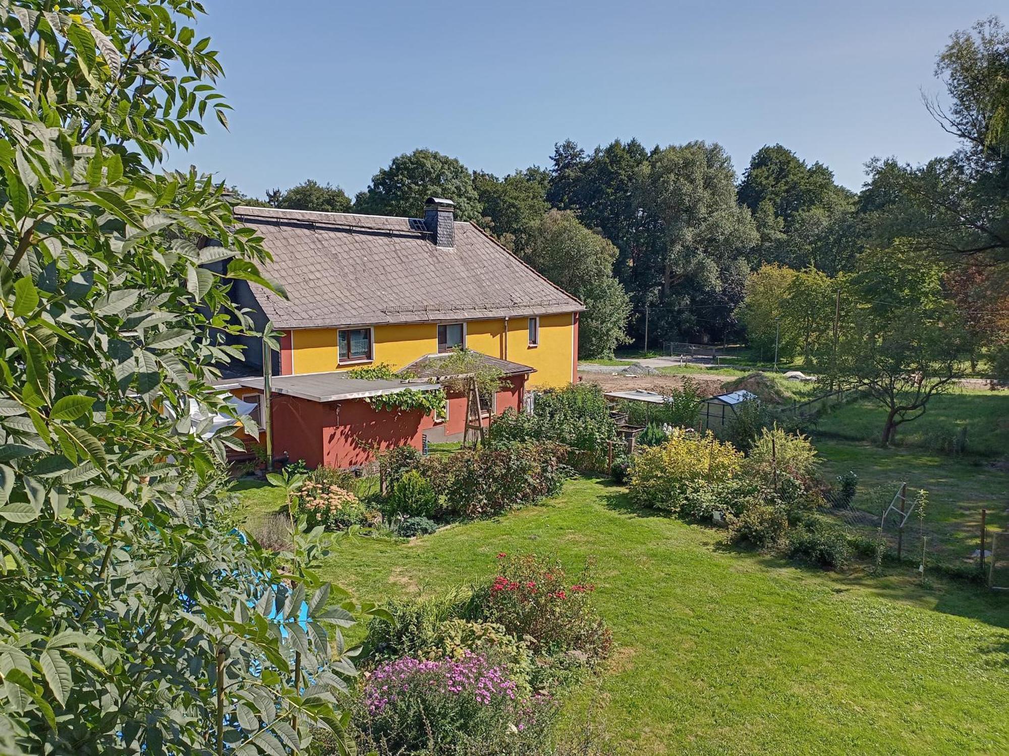 Ferienhof Im Gruenen Herzen Dittersdorf Buitenkant foto